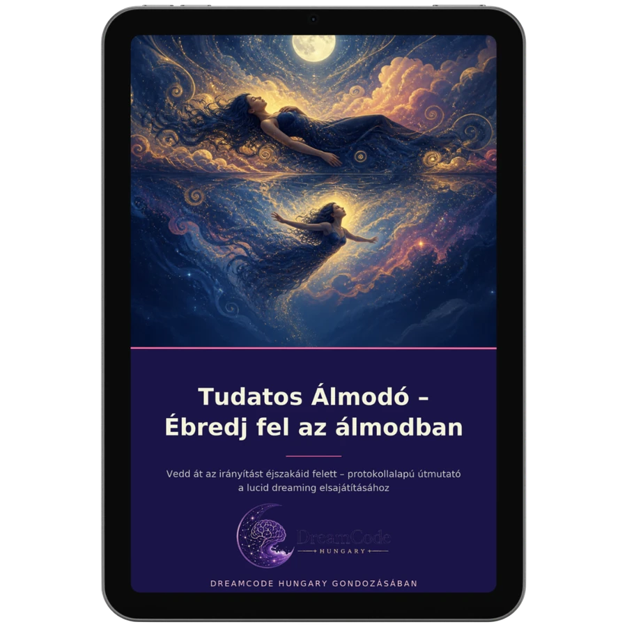Tudatos Álmodó – Ébredj fel az álmodban digitális termékkép táblagépen